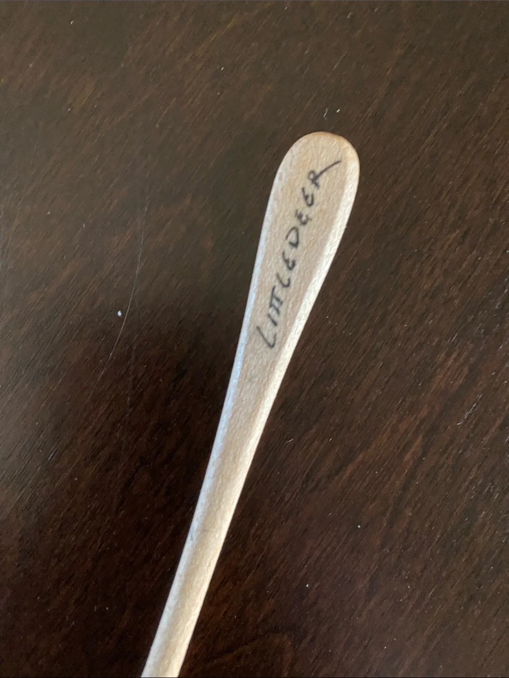Littledeer Sustainable Wooden Coffee Paddle - NWOT